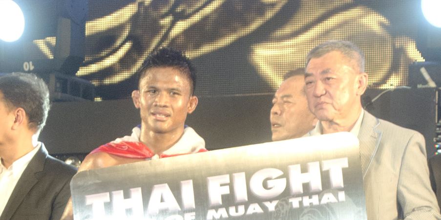 Muay Thai fighter Buakaw in fight shorts